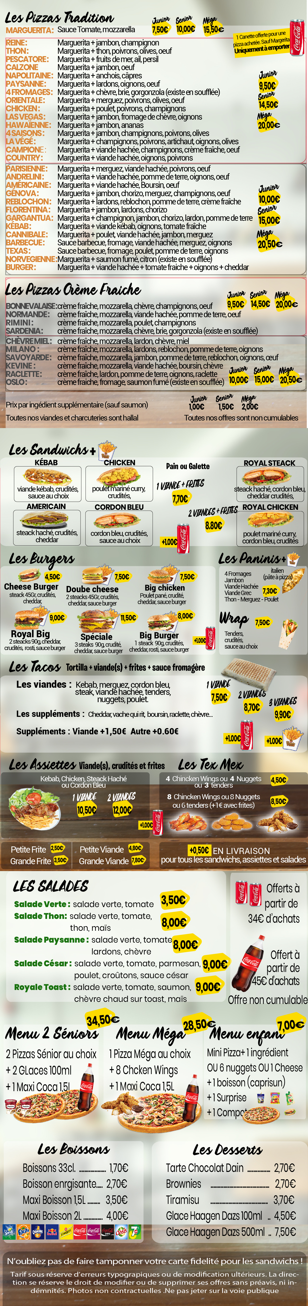 Carte Pizza